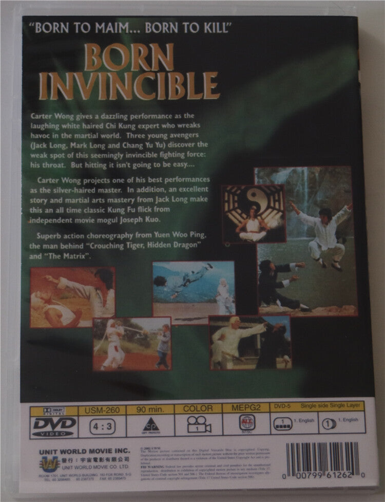 Born Invincible / Shaolin's Born Invincible Luo Lie Mandarin No Subtitles DVD